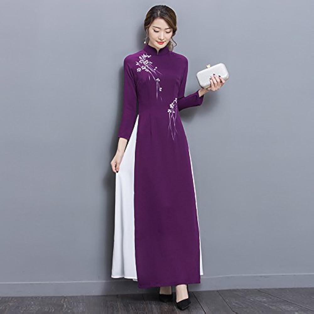 Amazon | [CBCPOWER] アオザイ 安い ロングアオザイドレス